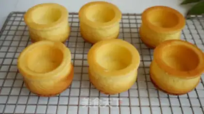 Make A yogurt cake step 13
