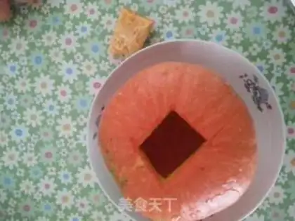 Make Milk pudding pumpkin step 2