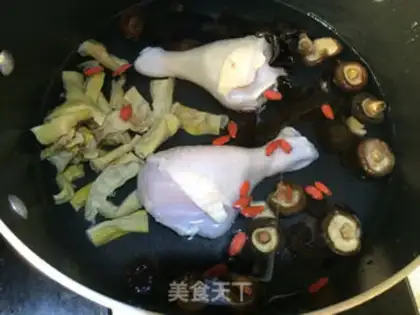 Make Chicken leg soup step 6