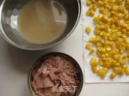 Make Tuna corn bread step 3