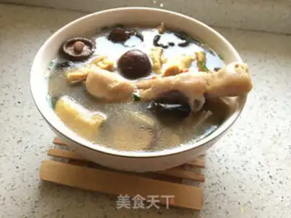 Make Chicken leg soup step 10