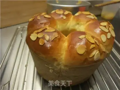 Make Hokkaido flower bread step 19