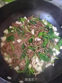 Make Potato spinach noodles step 2