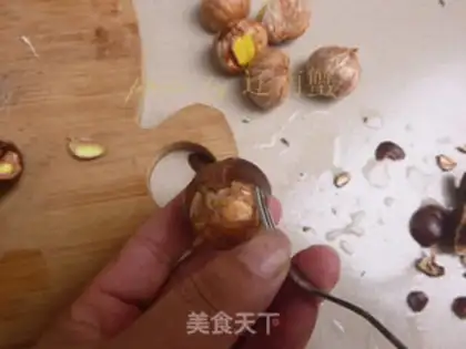 Make Poached chestnuts step 2