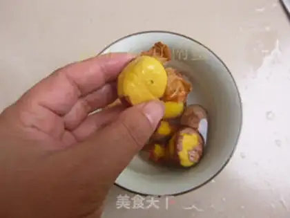 Make Poached chestnuts step 6