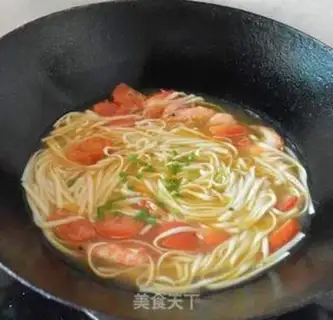 Make The shrimp tomatoes are hanging step 7