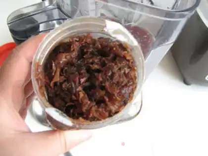 Make Red Bean Sand rose pie step 3