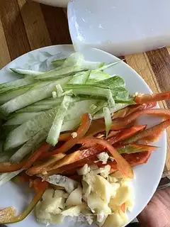 Make Homemade peaskin step 7