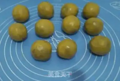 Make Bean and egg yolks step 9