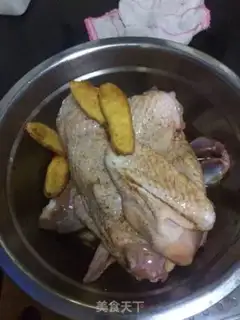 Make The family is called a flower chicken step 1