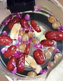 Make Rose and flower tea step 1