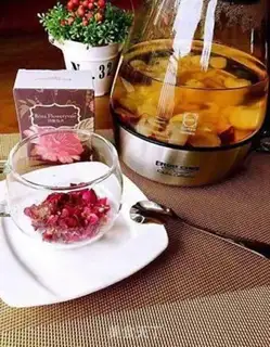 Make Rose and flower tea step 2
