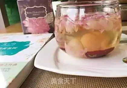 Make Rose and flower tea step 3