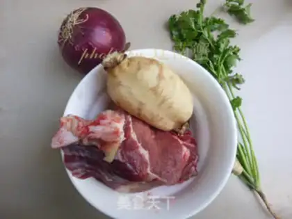 Make Sand and tea beef step 0