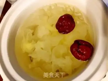 Make Autumn white pulmonary dessert step 5