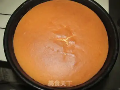 Make Little cream cake step 5
