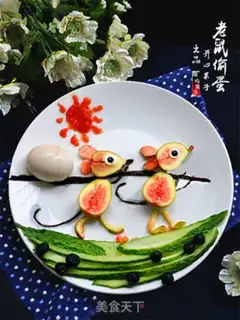 Make Boy fruit platter step 5