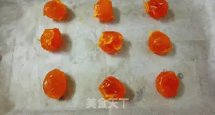 Make The egg yolk mooncake step 10
