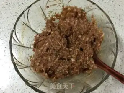 Make Sioux meat mooncake step 1