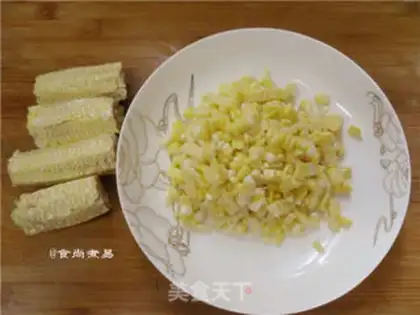 Make Sweet corn shakes step 1