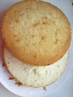 Make Little cream cake step 9