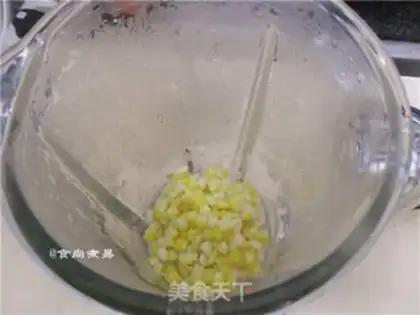 Make Sweet corn shakes step 3