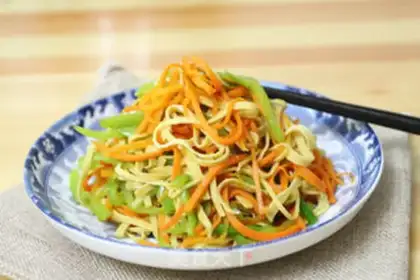 Make Bean peeled carrots step 4