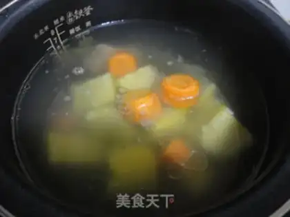 Make Corn carrot steak soup step 5