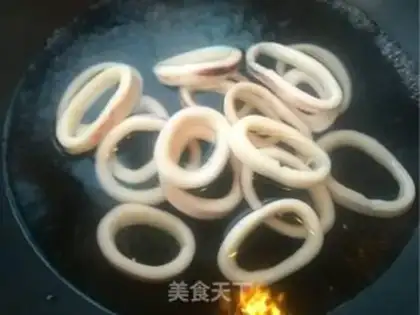 Make Fired squid rings step 3