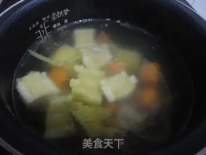 Make Corn carrot steak soup step 6
