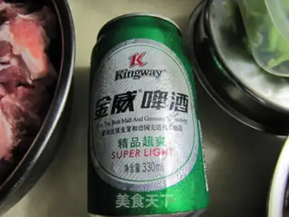 Make Beer and steak step 1