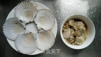 Make Garlic fan sap step 1