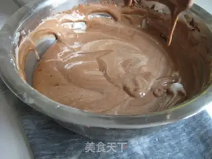 Make Coco sponge cake step 1