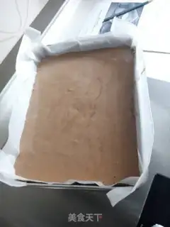 Make Coco sponge cake step 2
