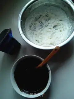 Make Coco sponge cake step 6