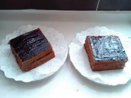 Make Coco sponge cake step 7