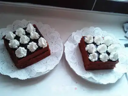 Make Coco sponge cake step 8