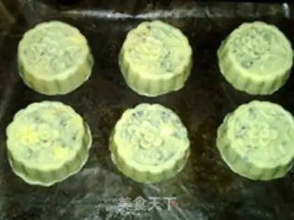 Make A broad taco sesame moon cake step 18