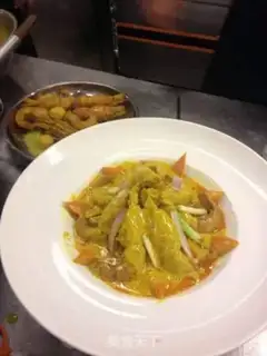 Make Curry shrimp step 1