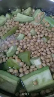 Make Suffering melon cucumber fan bones step 3