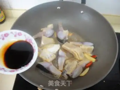 Make Burn salted fish step 5