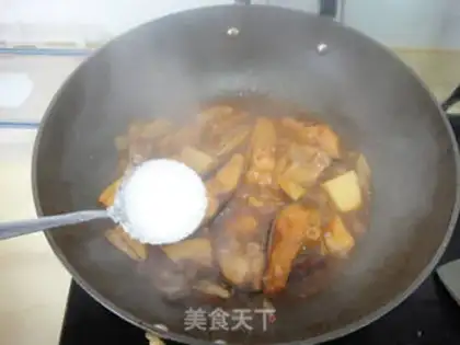 Make Burn salted fish step 8