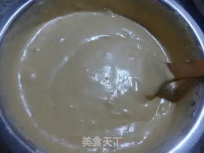 Make Red sugar sponge cake step 7