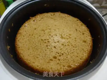 Make Red sugar sponge cake step 12