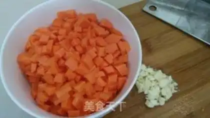 Make Corn carrot fried rice step 5