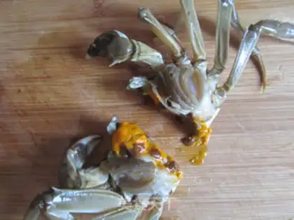 Make Crab congee step 4