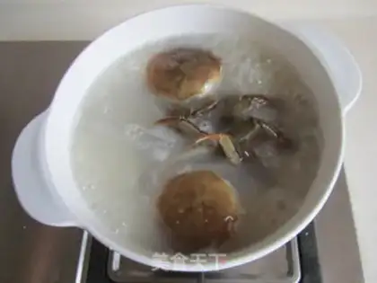 Make Crab congee step 7