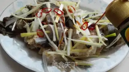 Make Steamed cucumberfish step 4