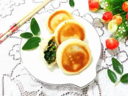 Make An egg and water bun step 11