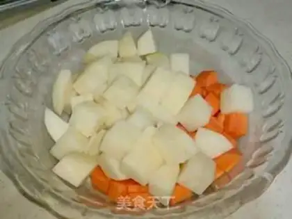 Make Curry beef rice step 1
